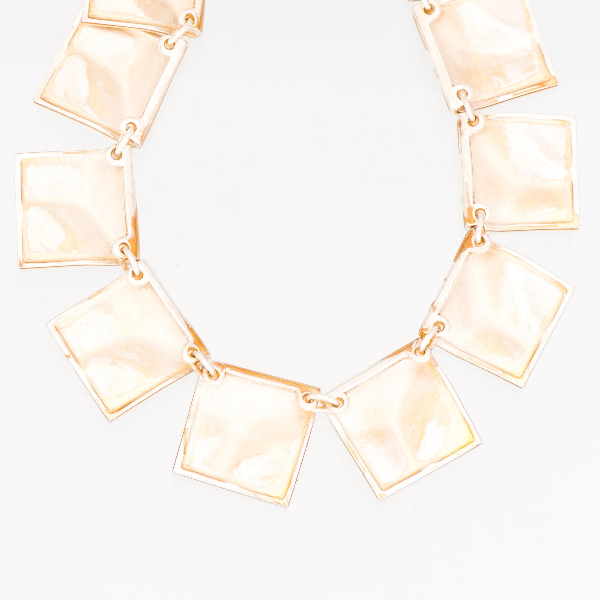 BJÖRN WECKSTÖM, KAULAKORU "Galaktiset huiput", hopeaa, Lapponia 1984.