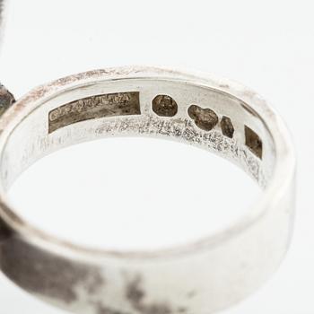 Claës Giertta, ring silver, Stockholm 1970.