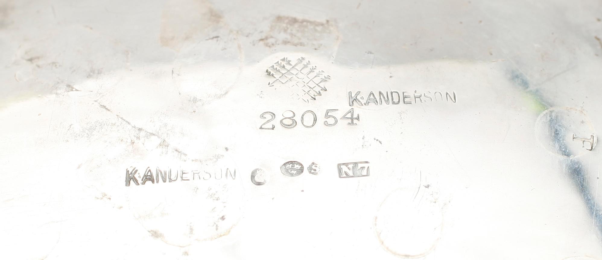 KAFFEKANNA, silver, K Andersson, 1915. Vikt ca 414 gram.