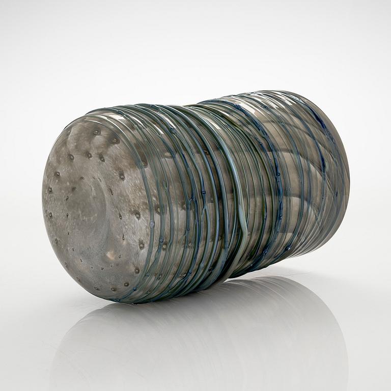 Tiina Nordström, an art glass signed Tiina Nordström, Nuutajärvi 1994.