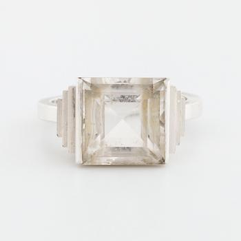 WIWEN NILSSON, Lund, 1959, a rock crystal ring.