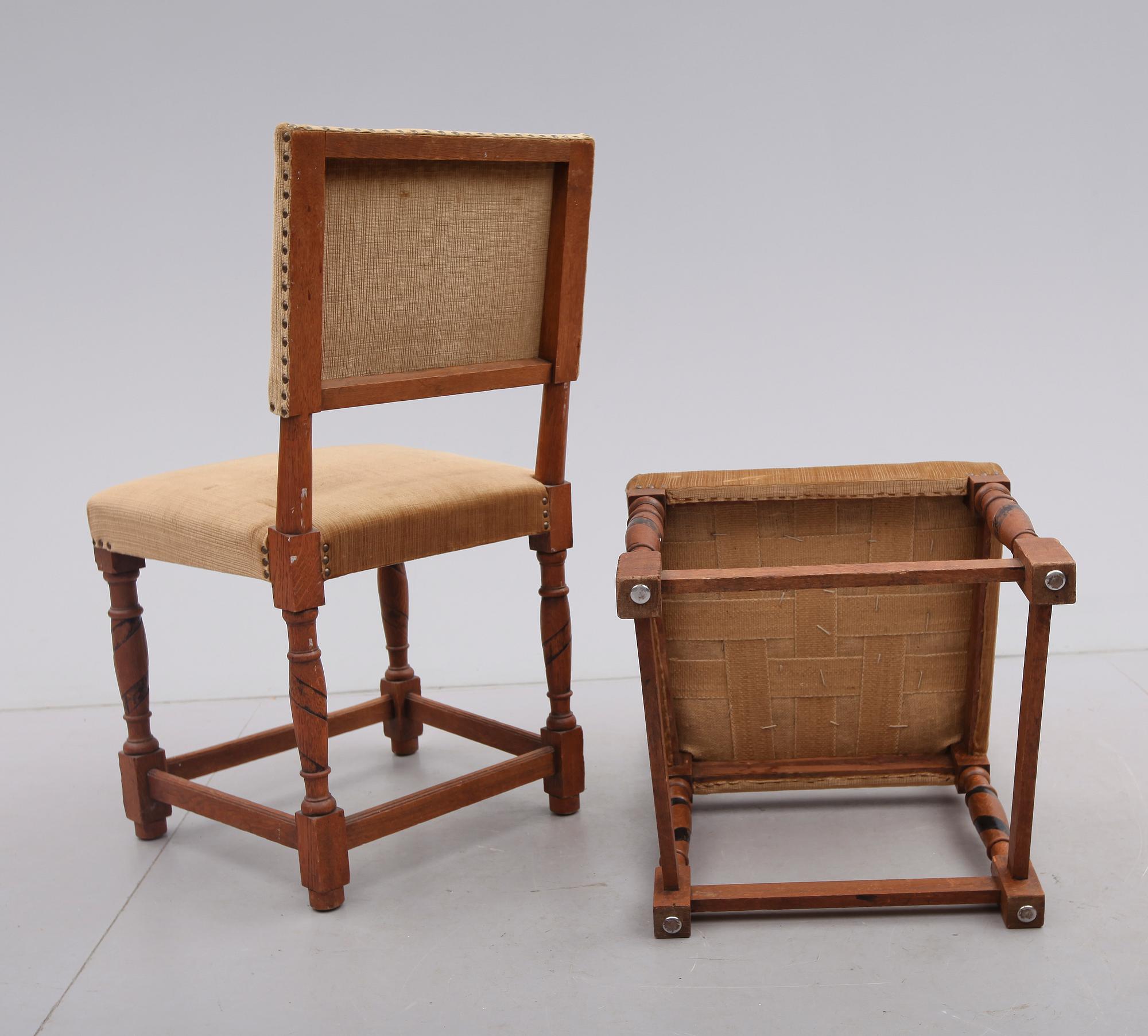 STOLAR, 4 st, barockstil, 1900-tal.