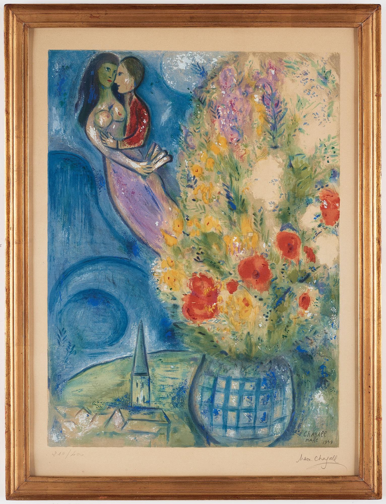 Marc Chagall After, "Les Coquelicots".
