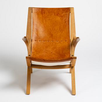 Bertil Fridhagen, fåtölj, "Limento", modell "5-168", Svenska Möbelfabrikerna, Bodafors, 1961.