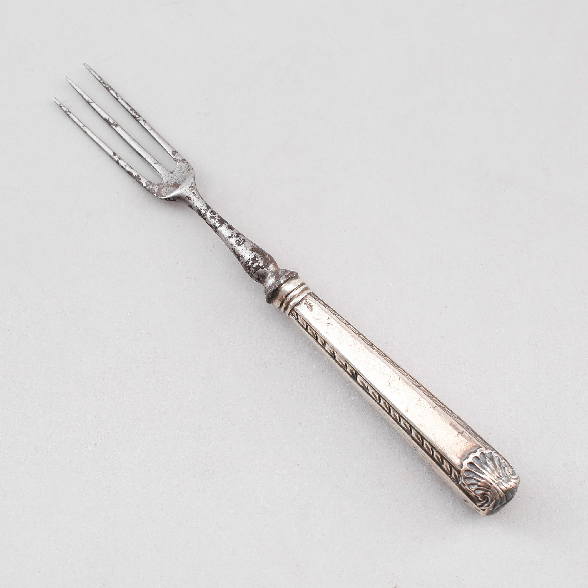 GAFFEL, silver, 1700-tal.