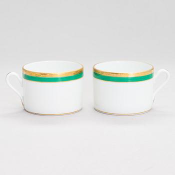 Richard Ginori, kaffekoppar med fat, 4 st, "Palermo", porslin, Italien.