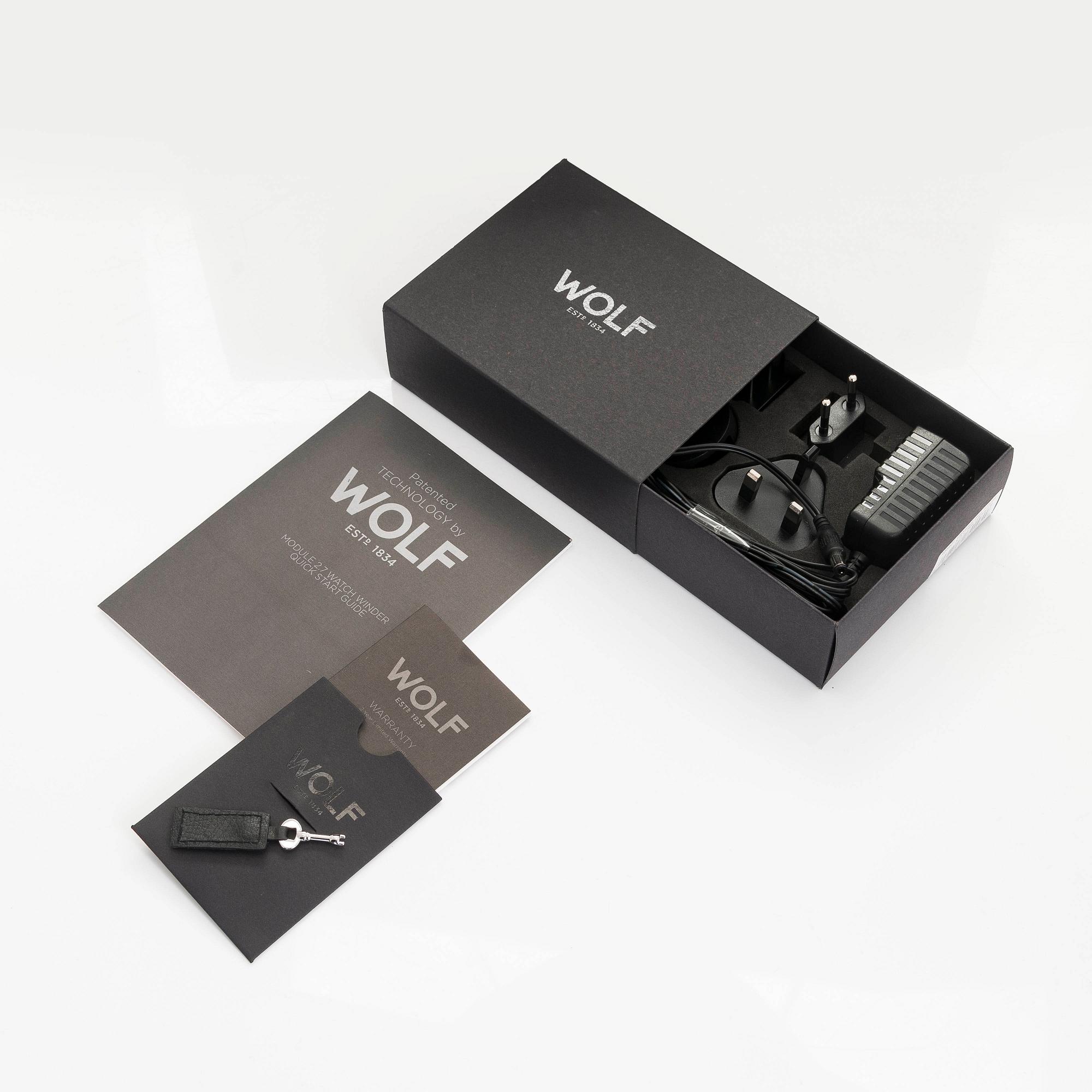 Wolf, Blake, Triple Watch Winder, 25 x 45 x 25 cm.