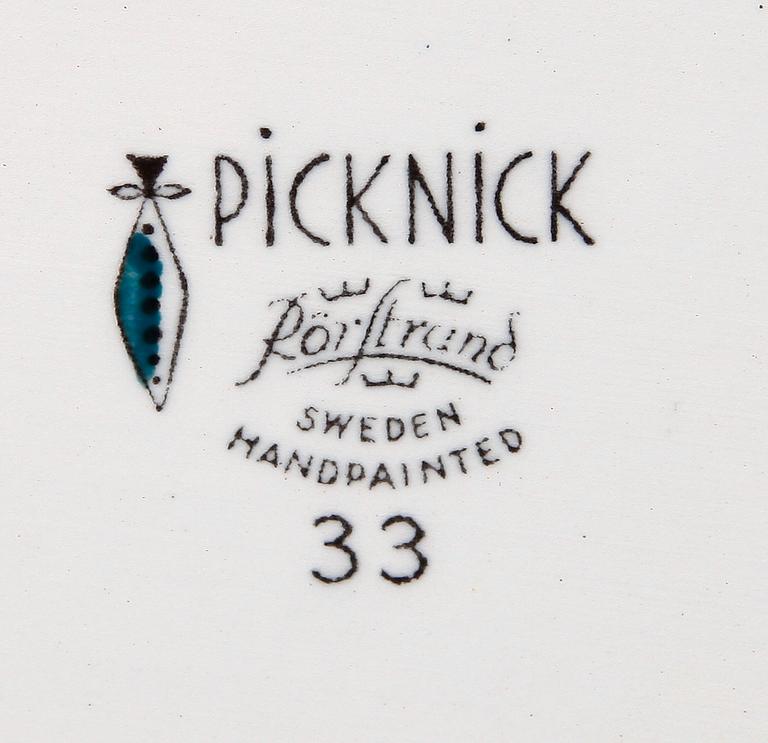 KAROTT samt UPPLÄGGNINGSFAT, "Picknick", Marianne Westman, Rörstrand.