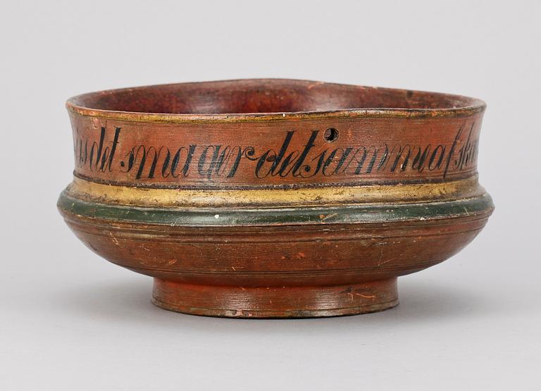 BOLLE, trä, allmoge, Norge, 1800-talets första hälft.