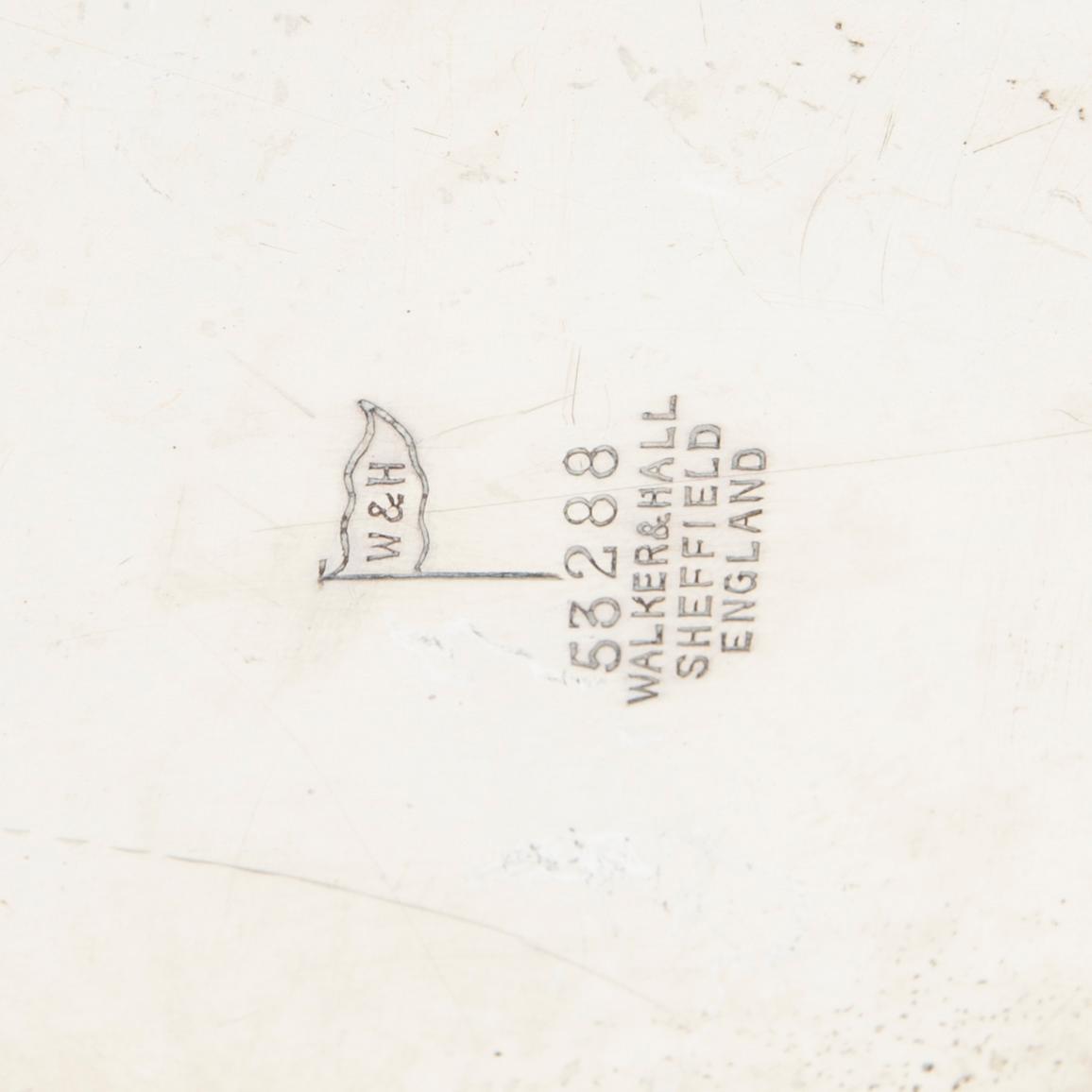 Teservis 3 dlr silver Walker & Hall Sheffield  1904.