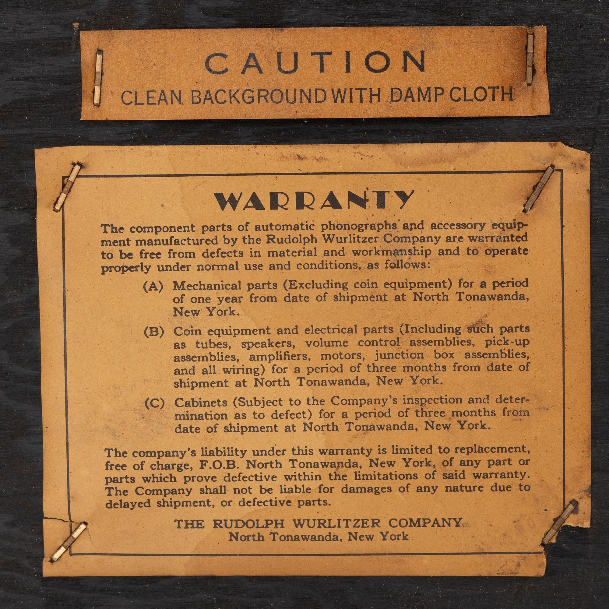 Jukebox, Wurlitzer, modell 2104, Rudolph Wurlitzer Company, North Tonawanda, New York, USA, 1957.