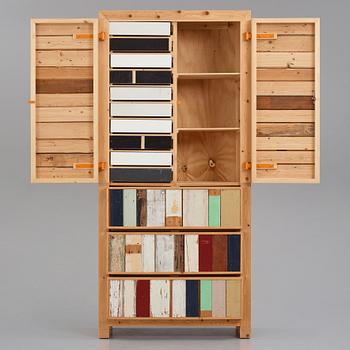 Piet Hein Eek, a "Classic Scrapwood Cabinet", Studio Piet Hein Eek, Netherlands, post 1990.