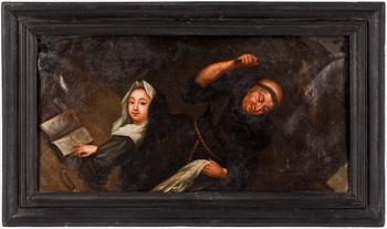 OKÄND KONSTNÄR, olja på duk, 1700-tal.