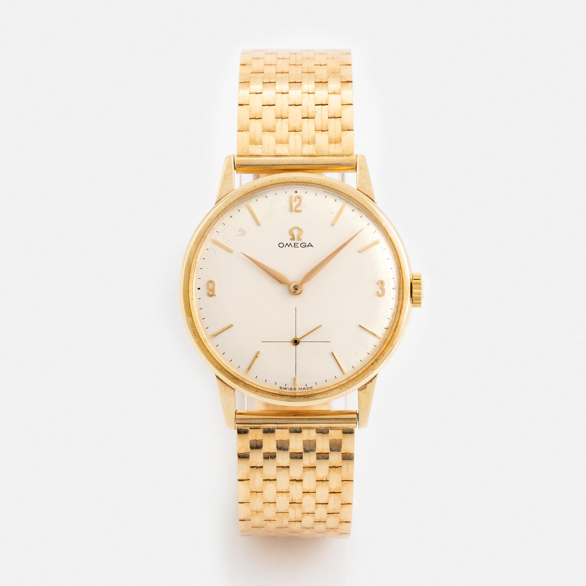 Omega, wristwatch, 34 mm.
