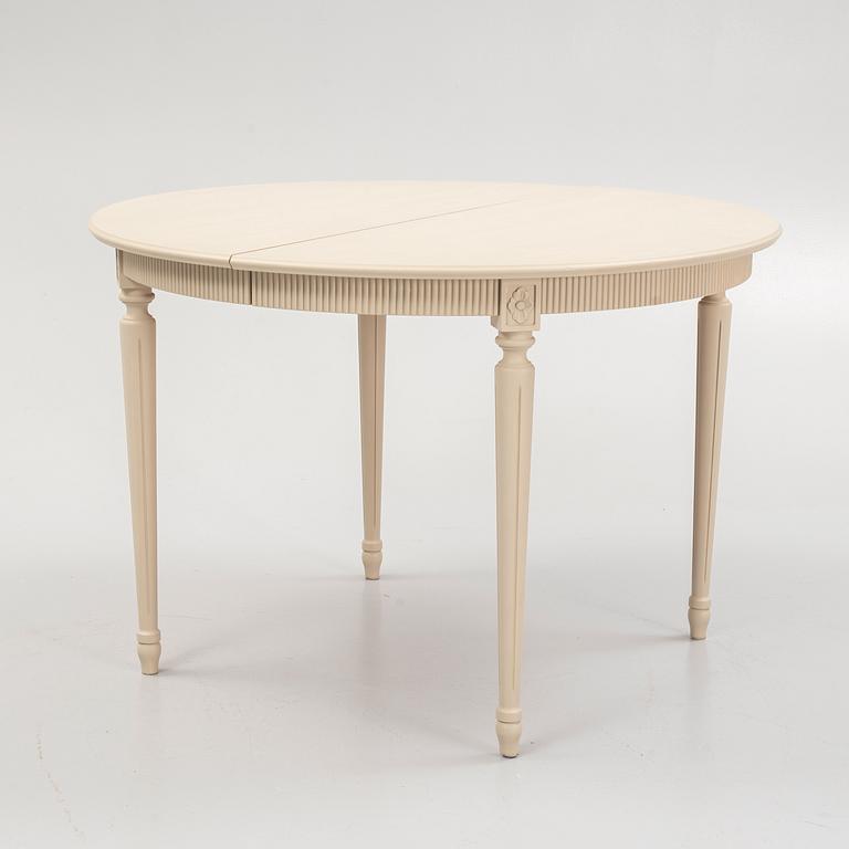 Matgrupp, 9 delar, gustaviansk stil, sent 1900-tal.