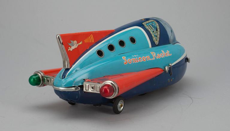 RAKET, "Sonic Rocket", Masudaya, Japan, 1960.