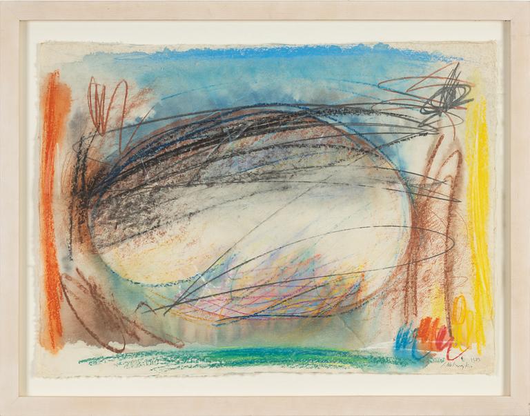 Jan Naliwajko, mixed media on paper, signed and dated 1989.