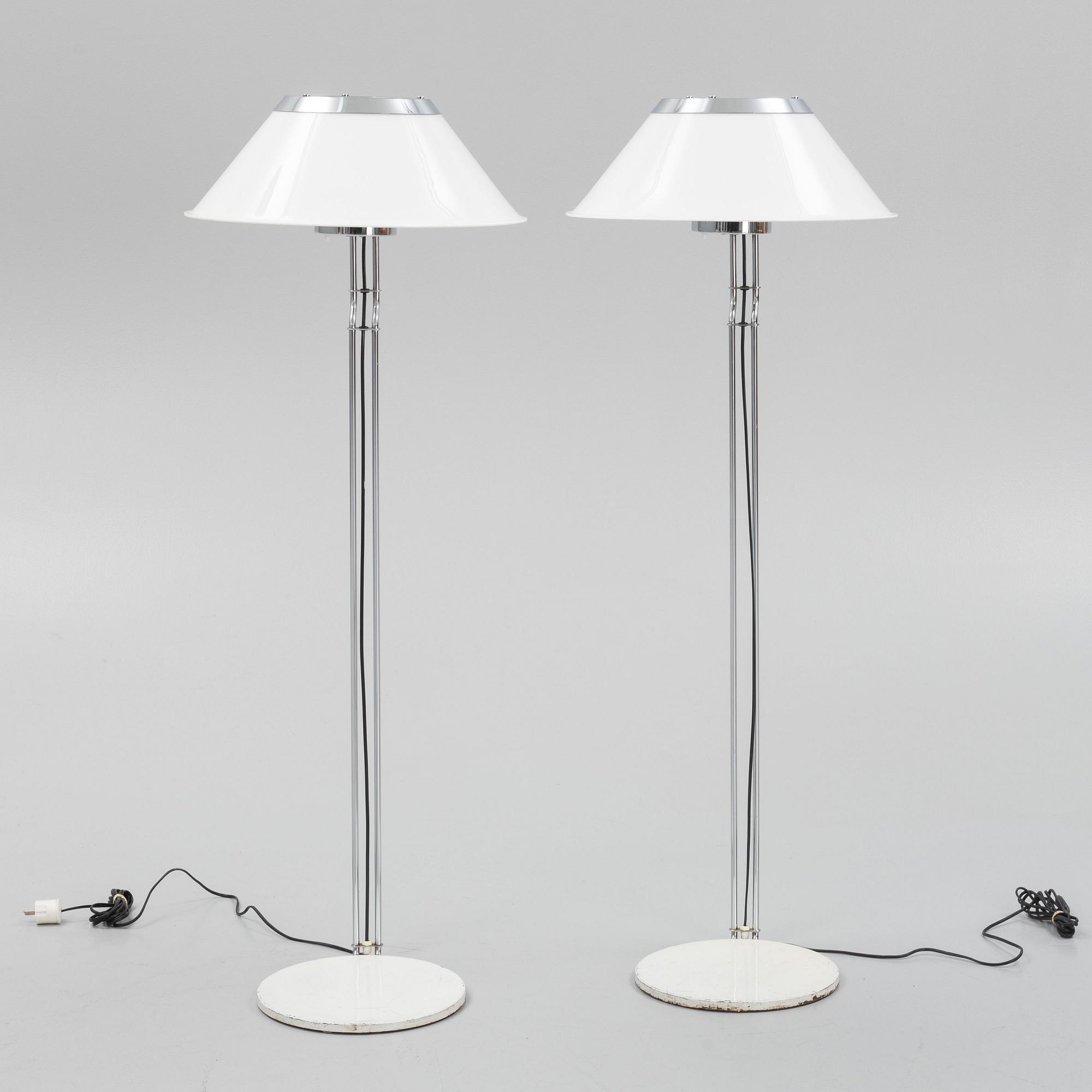 Per Sundstedt, golvlampor ett par, "Mars", Ateljé Lyktan, sent 1900-tal.