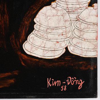 Nguyen Kim Dong, "Pottery Handicraft"/"Atelier de poterie artisanale".