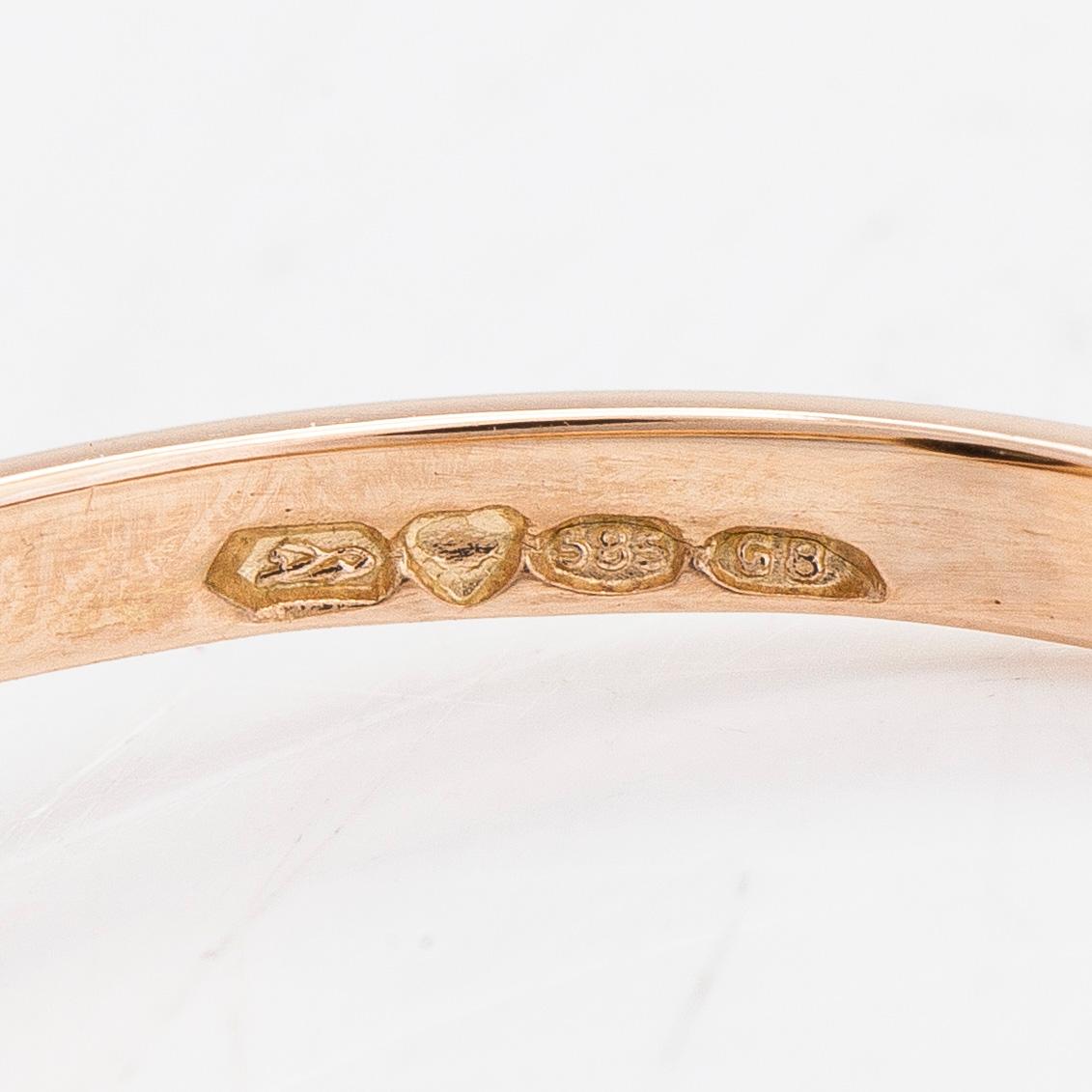 Ring, 14K guld med en briljantslipad svart diamant 2.84 ct. Kultakeskus, Tavastehus. Med IGI report.