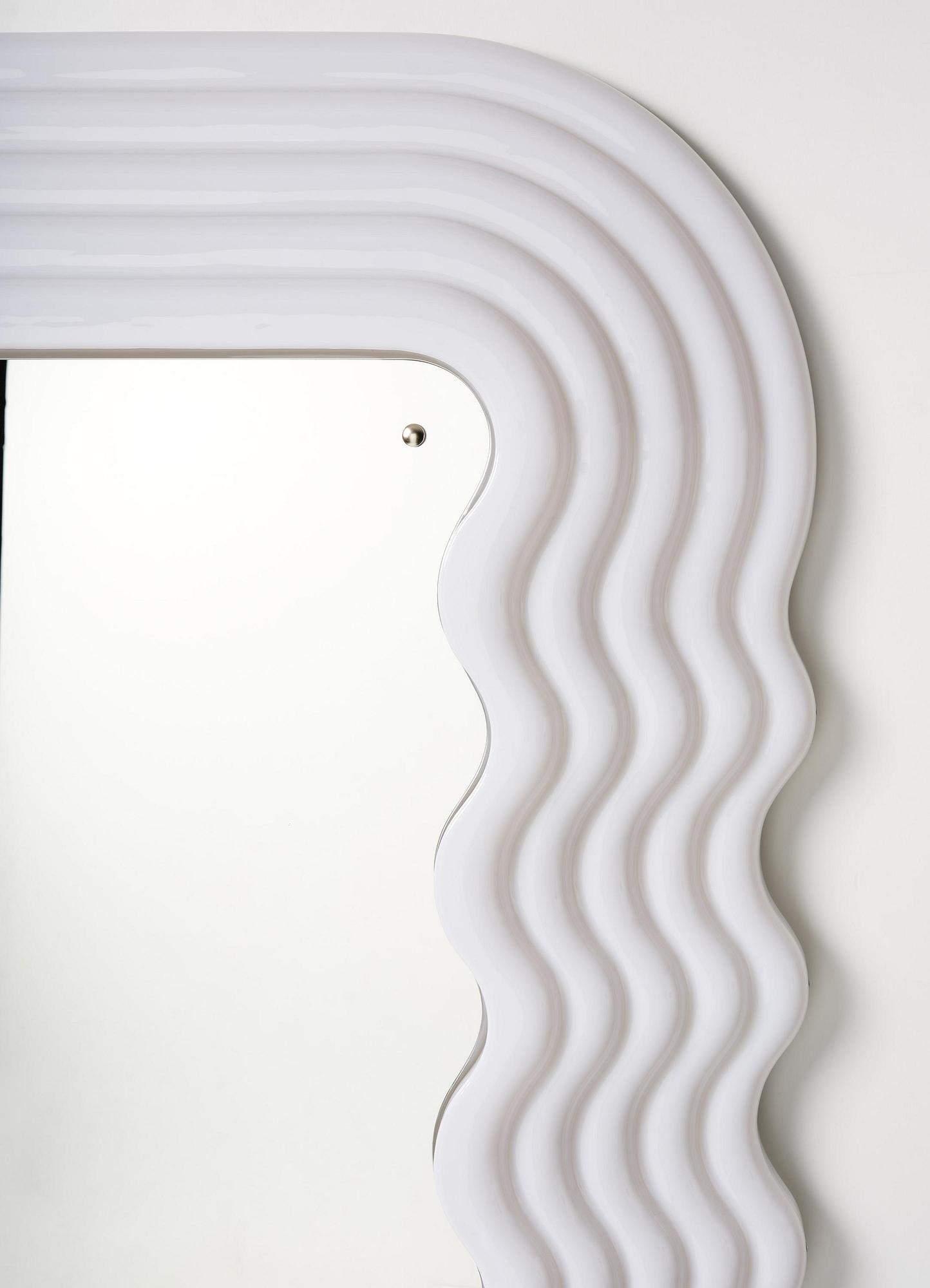 Ettore Sottsass, an "Ultrafragola" mirror, Poltronova, Italy, 21st century.
