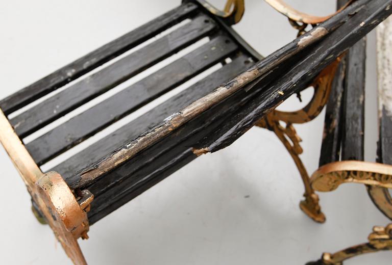 TRÄDGÅRDSMÖBEL, 3 delar, 1900-talets andra hälft.