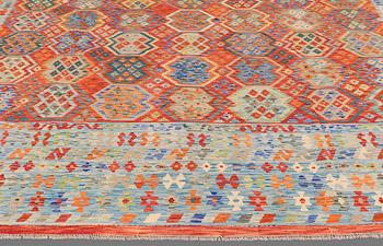A CARPET, killim, ca 500 x 408 cm.