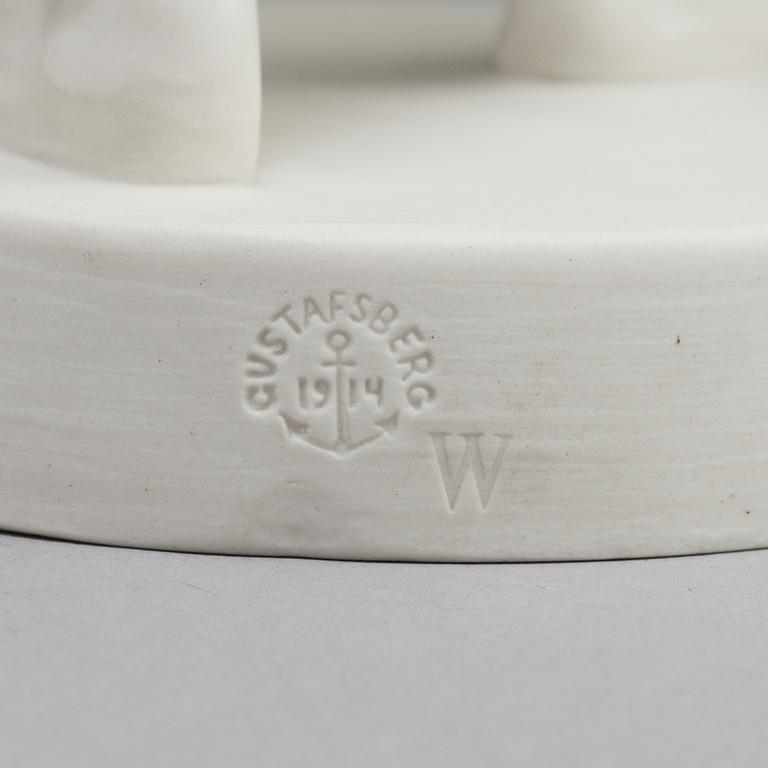 TWO PARIAN FIGURES, Gustafsberg 1900 and 1914.