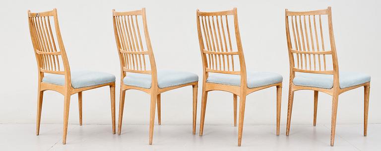 MATSALSGRUPP, 11 delar, "Cortina", Svante Skogh, Seffle Möbelfabrik, omkring 1900-talets mitt.