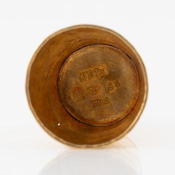Thimble, ring, sleeve, 18K gold.