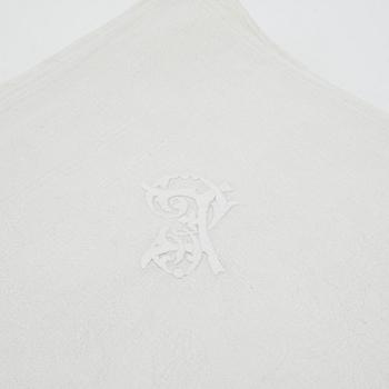 Napkins a total of 73 pcs damask various patterns first half of the 20th century.