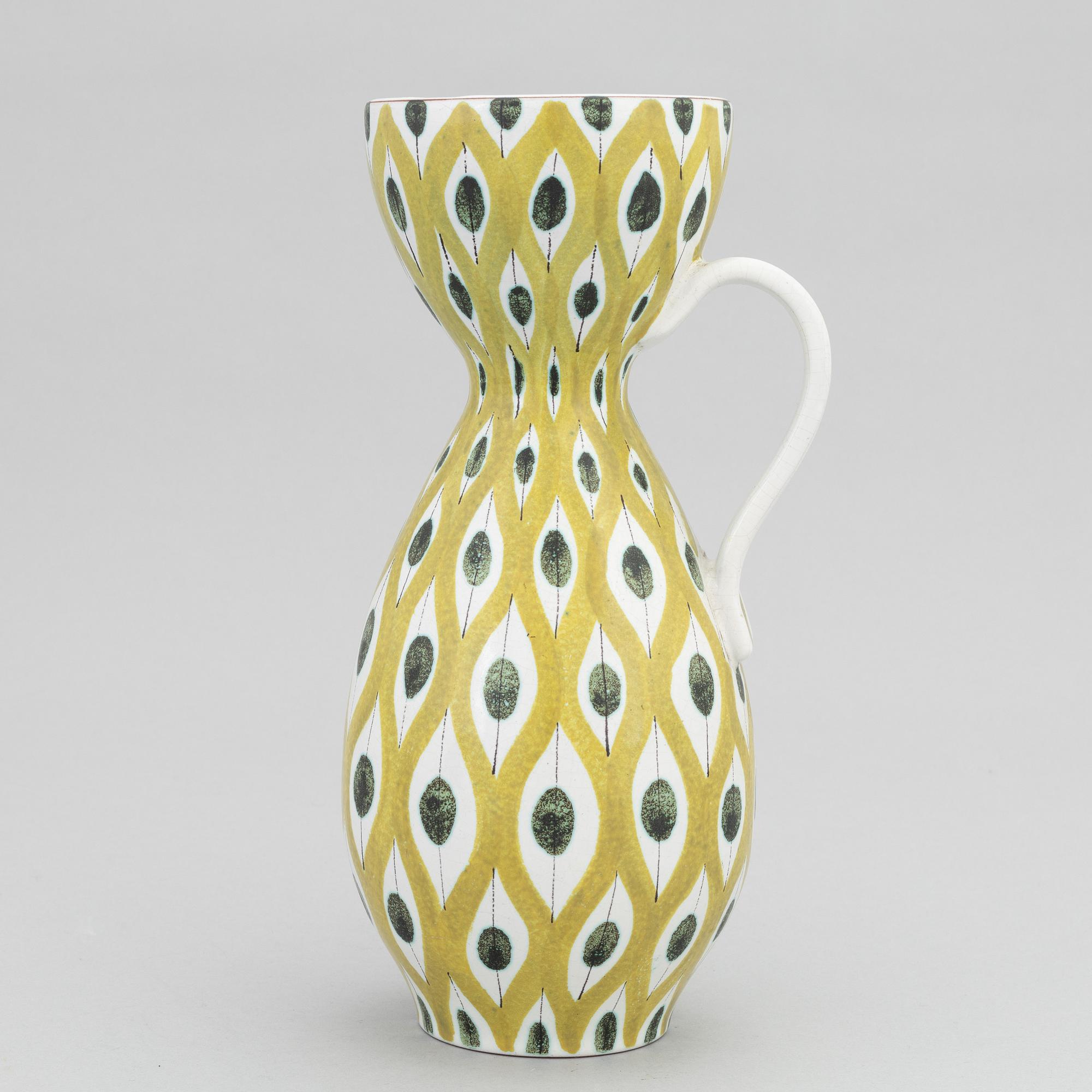 Stig Lindberg, an earthenware vase, Gustavsbergs studio.