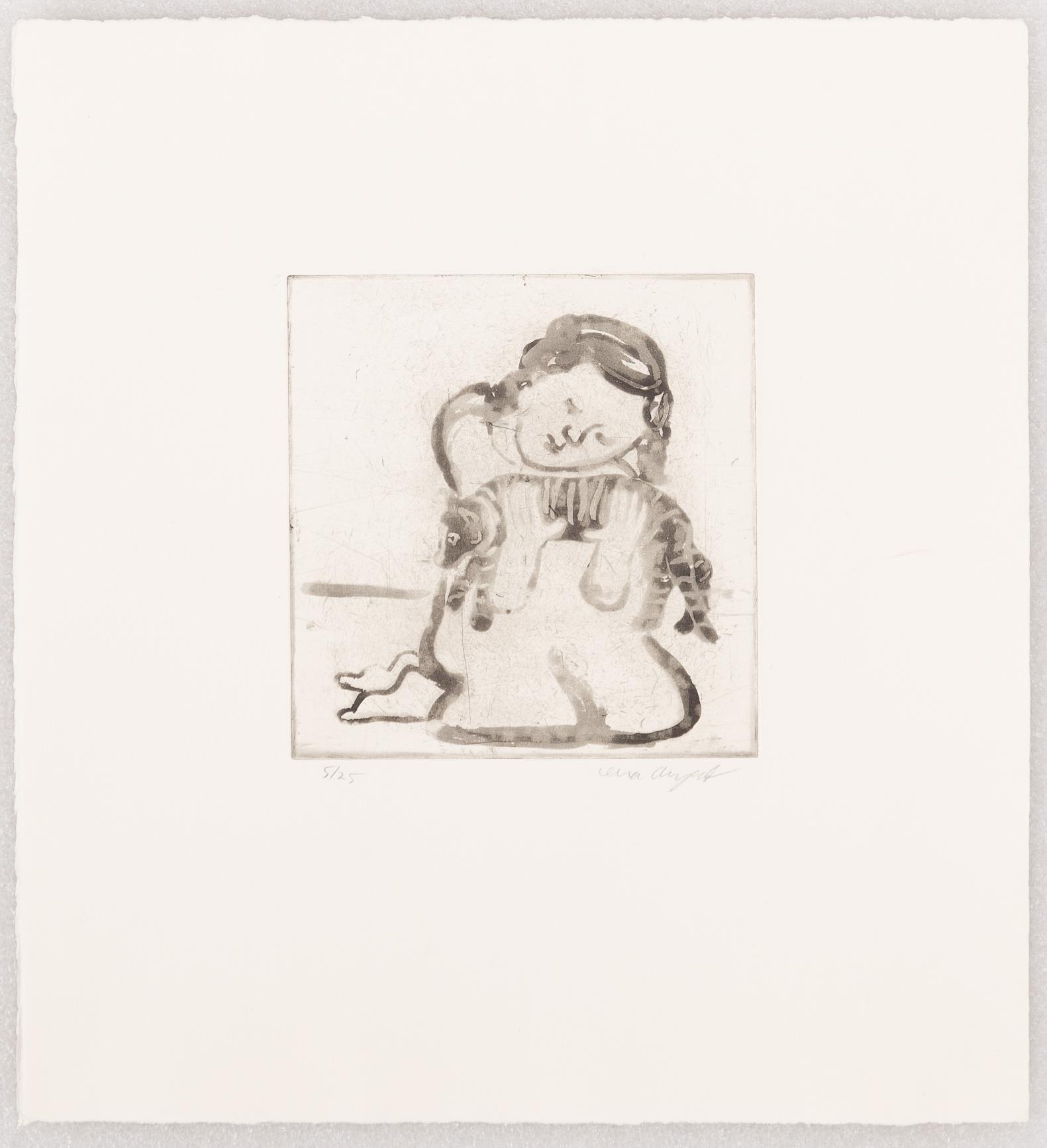 Lena Cronqvist, “Girl with cat in her arms”.