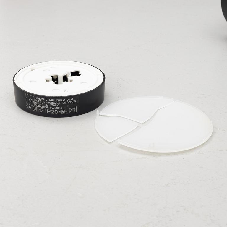 Erwan & Ronan Bouroullec, three 'Aim Small' ceiling lamps, Flos, Italy.