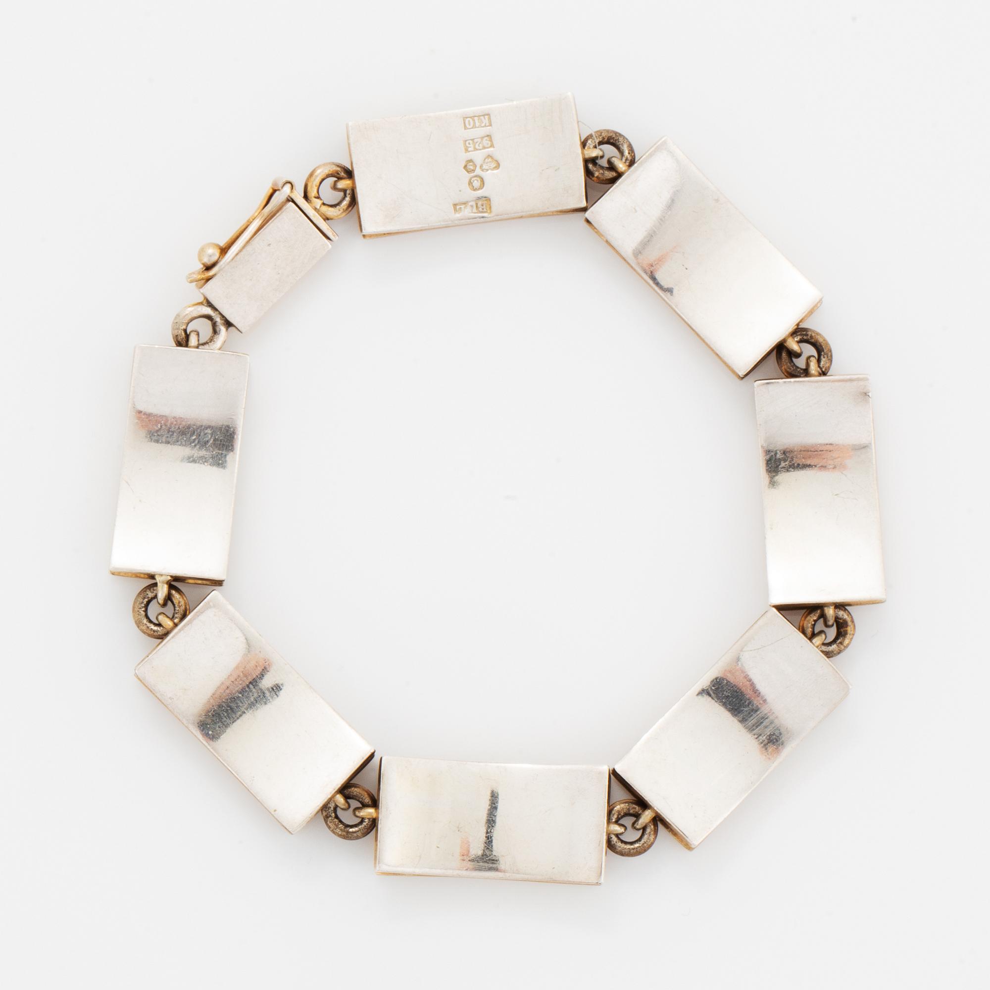 Bengt Liljedahl, sterling silver bracelet.