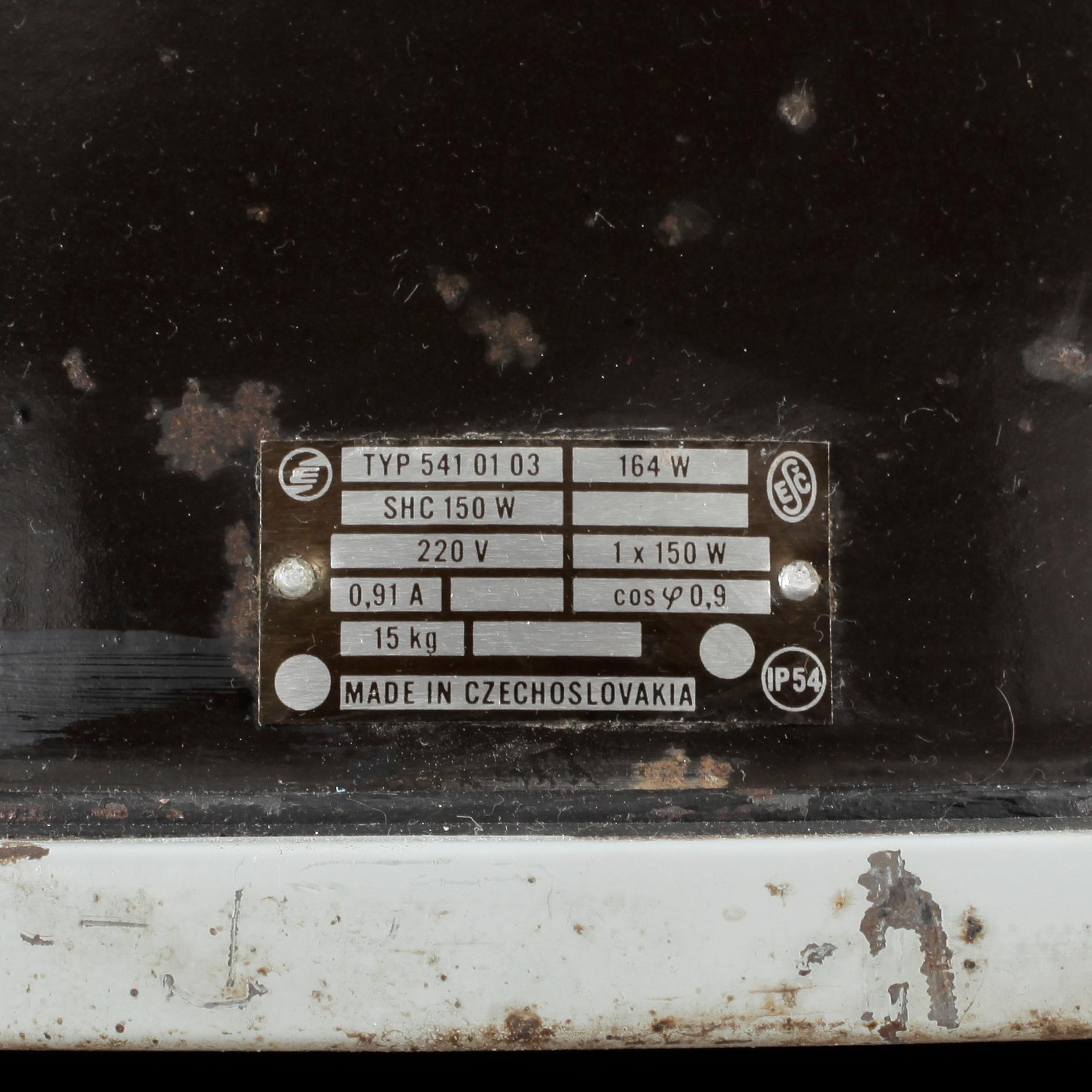 TAKLAMPA, industri, 1900-talets mitt. Höjd ca 75 cm.