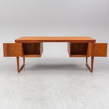 A 1960's teak model 70 writing desk by Kai Kristiansen.