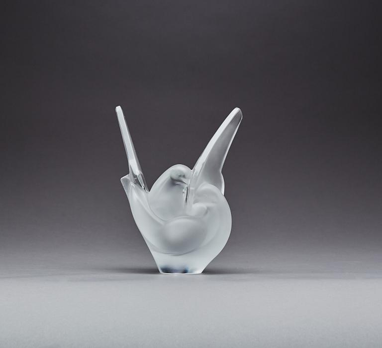 VAS, Lalique, Frankrike, 1900-talets andra hälft, signerad och etikettmärkt.