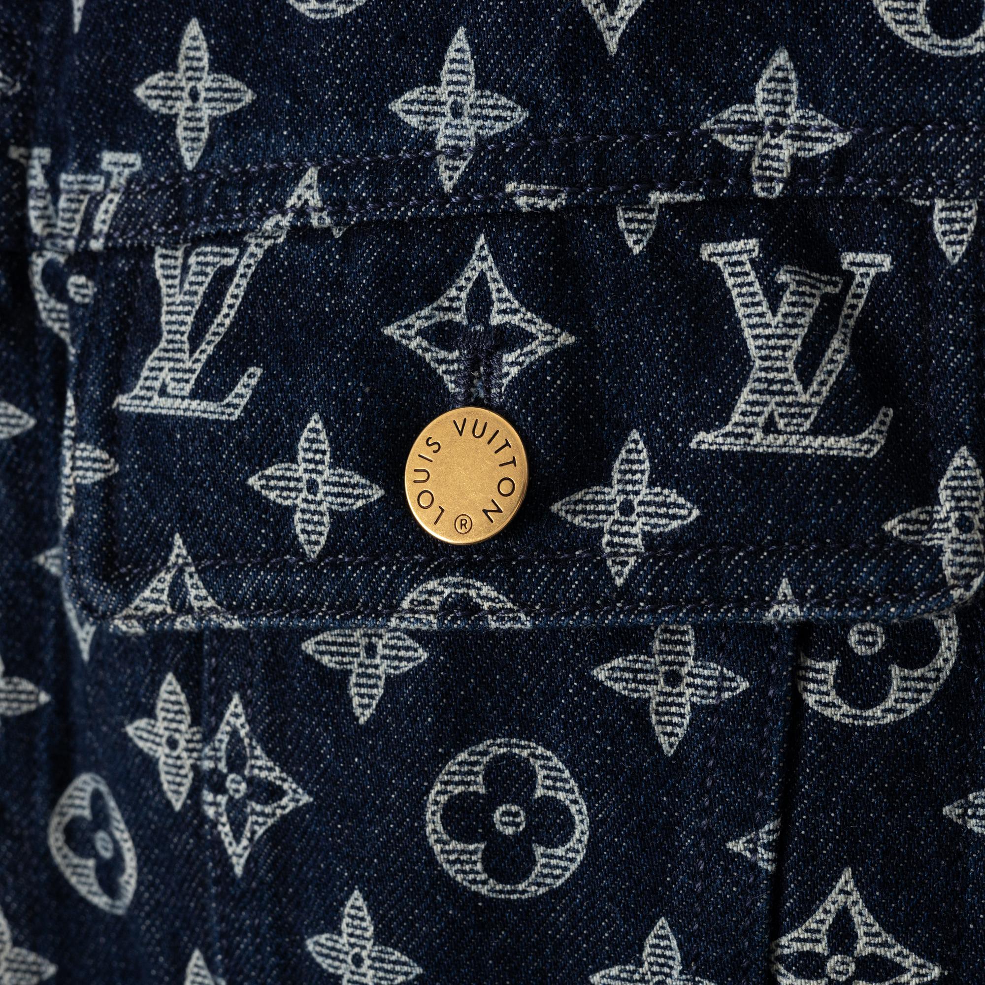 Louis Vuitton, a 'Monogram Denim Jacket', size 52.
