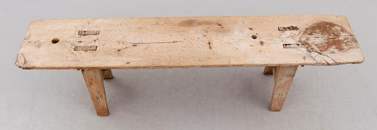 BÄNK, allmoge, 1800-talets andra hälft.