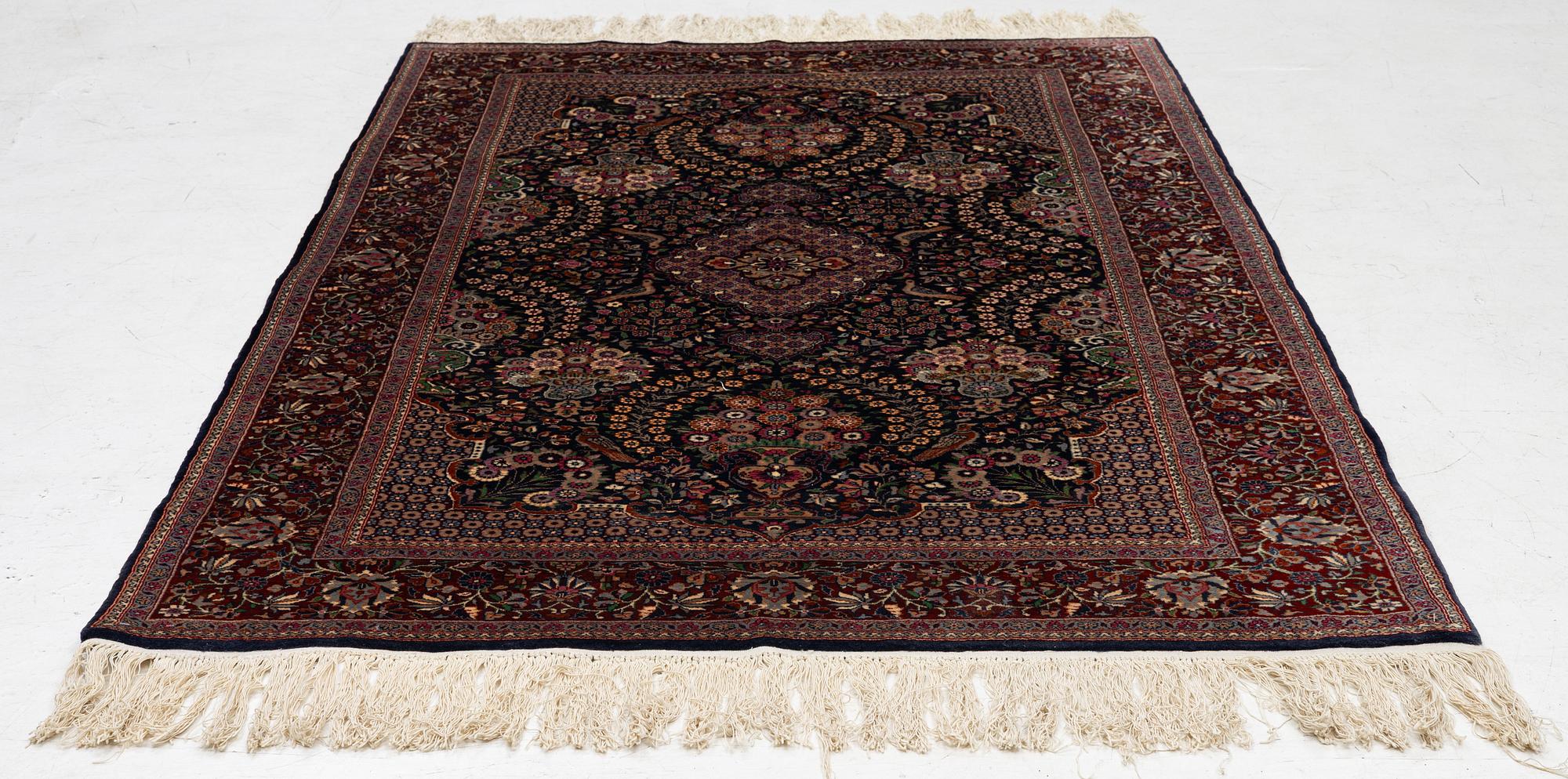 Rug, Keshan, approx. 210 x 140 cm,