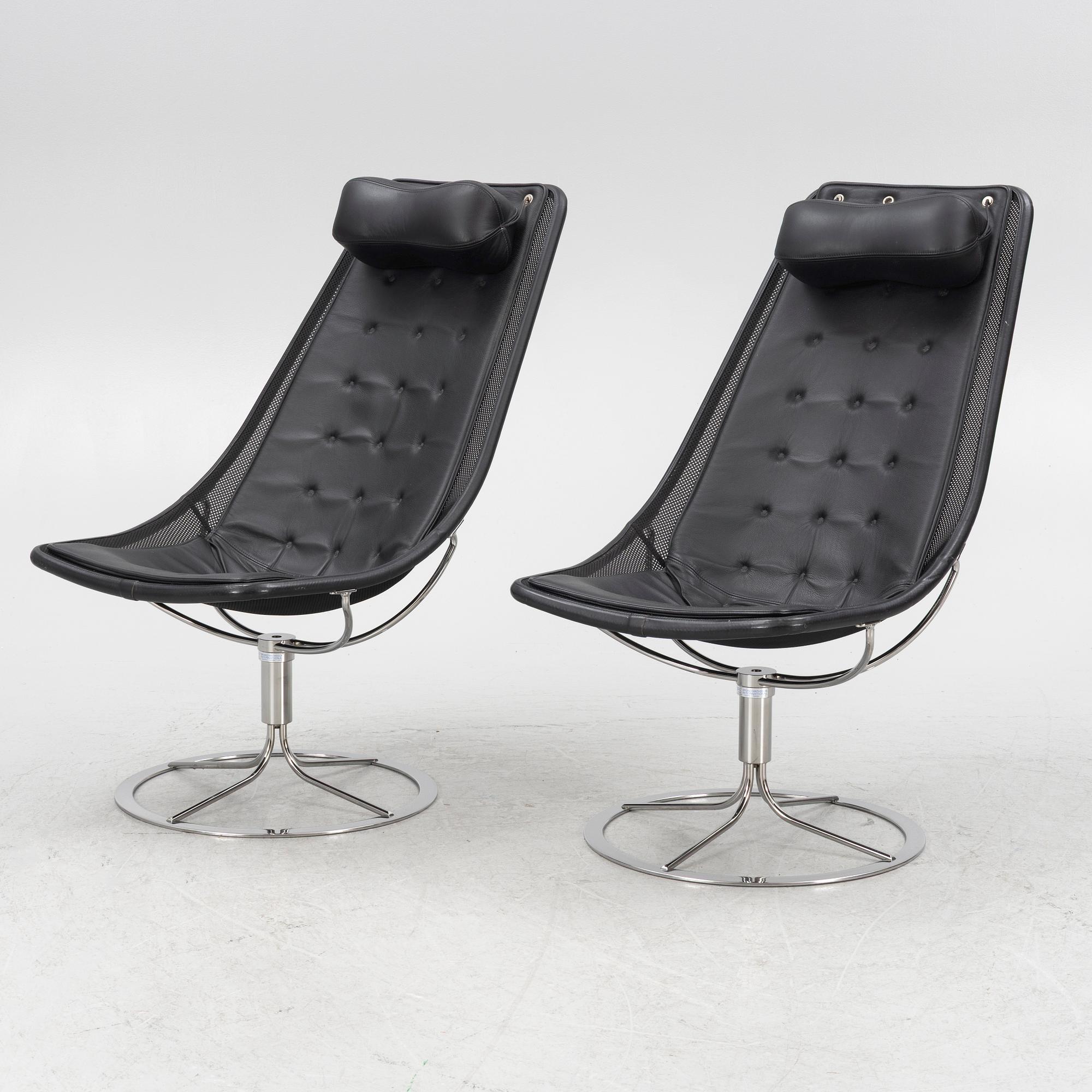 Bruno Mathsson, fåtöljer, ett par, Jetson, Bruno Mathsson International, 2019.