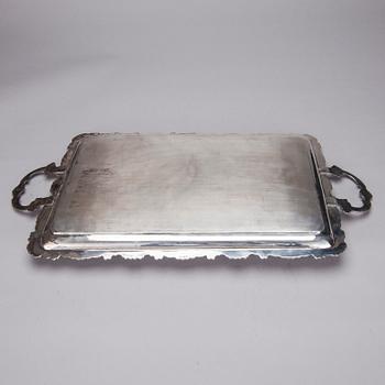 BRICKA, silver, finska importstämplar från 1976. Total vikt 1553 g.