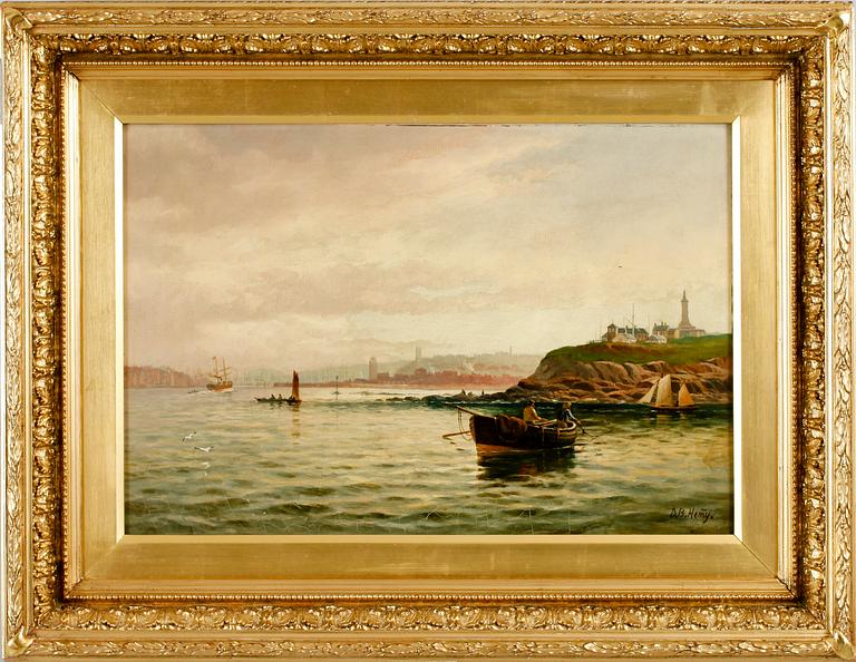 BERNARD BENEDICT HEMY, olja på duk, sign.