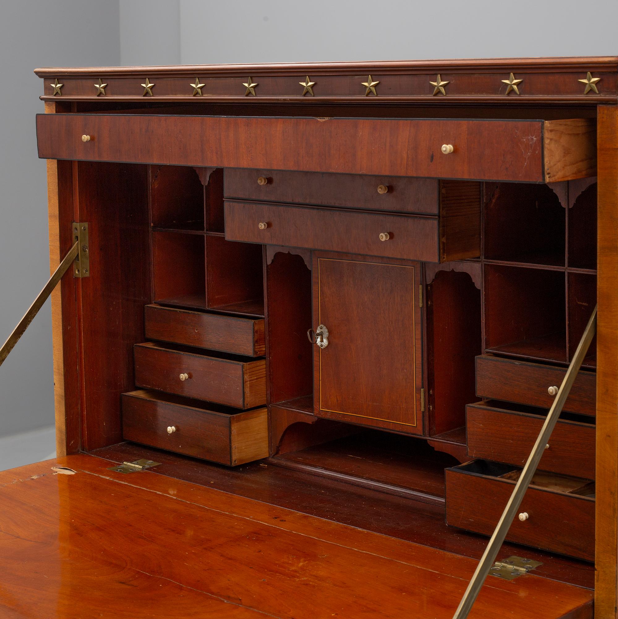 A northern european empire chiffonier, first half of the 19th century.