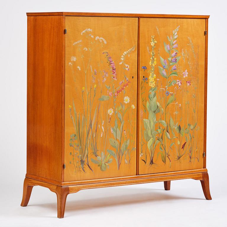 Erik Chambert, a unique cabinet, Chamberts Möbelfabrik, Norrköping, 1952.