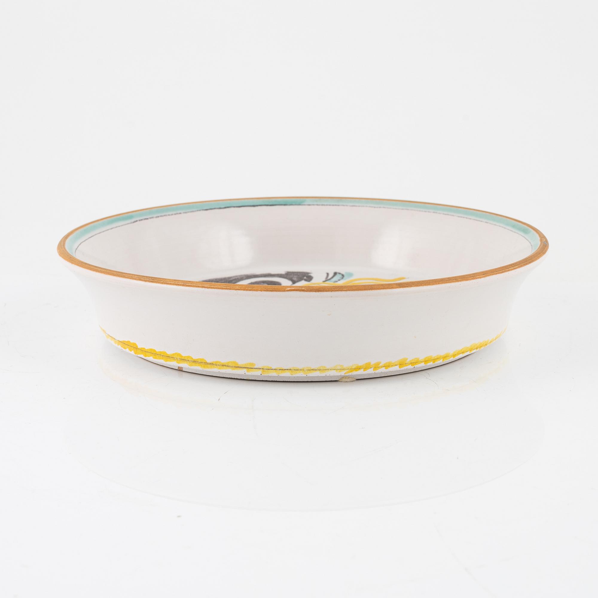 Wilhelm Kåge, a dish, Gustavsbergs studio.