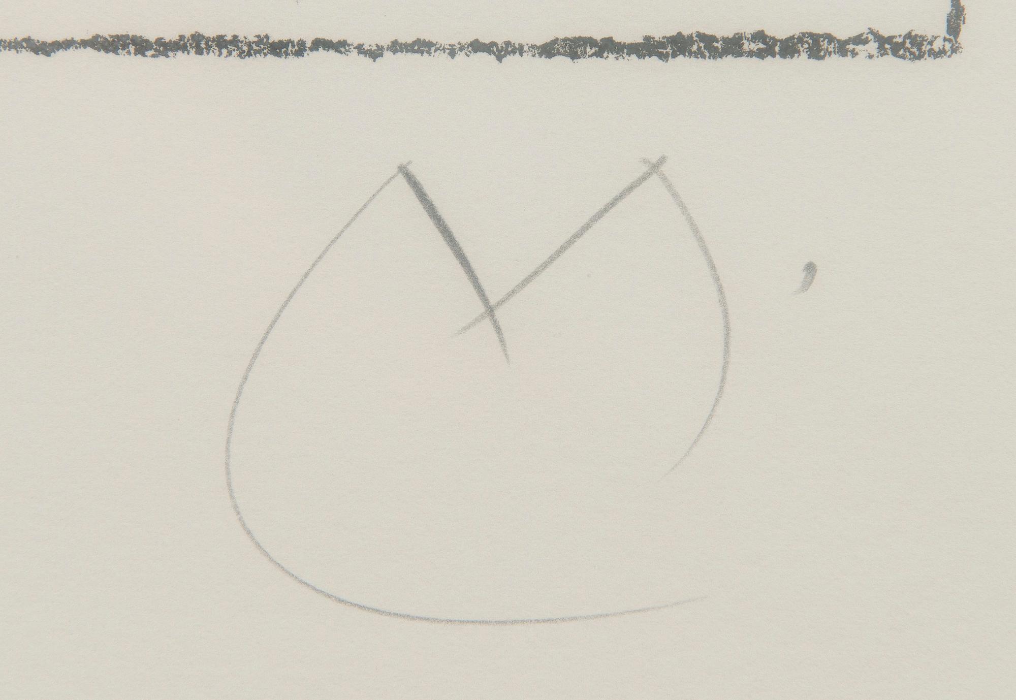 Joan Miró, from the series "Ubu Roi" (King Ubu).