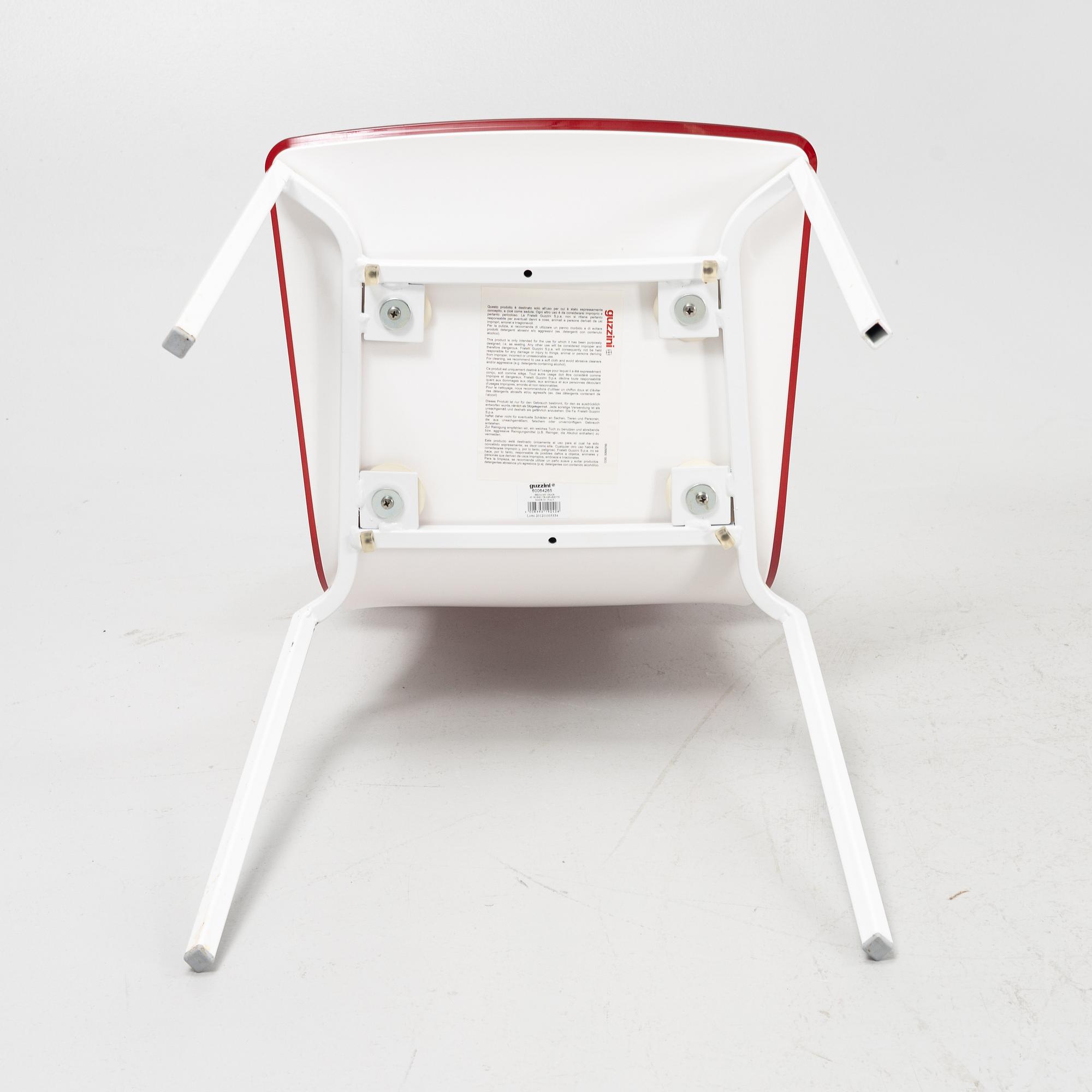 Carlo Colombo, a set of four 'My chair', Guzzini, 21st Century.