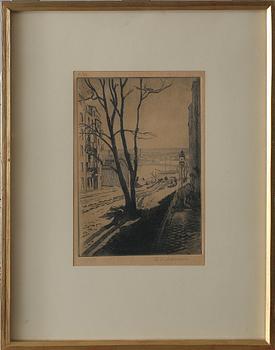 Carl Wilhelmson · CARL WILHELMSON, etsning, signerad och numrerad 4/30.